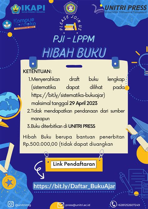 Tiga Dosen Menerima Hibah Buku PJI LPPMI Tahap I Unitri Press