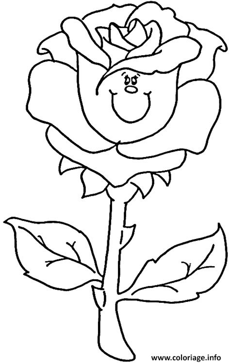 Coloriage Rose Et Coeur 98 JeColorie