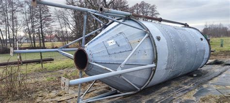 Silos zbożowy zbiornik na zboże lejowy 20t Jasiona OLX pl