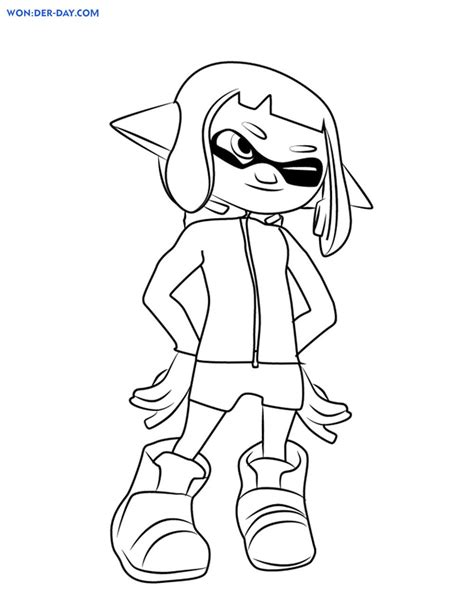 Coloriage Splatoon Coloriages Gratuites Wonder Day Coloriages