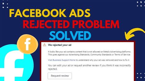 Facebook Ads Rejected Problem Solved How To Get Facebook Ads Approved