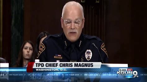 Tucson Police Chief Testifies Before Senate Subcommittee In Washington