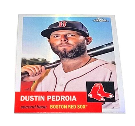 Topps Chrome Platinum Anniversary Baseball Dustin Pedroia