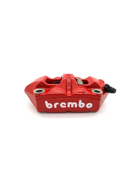 Pinza De Freno Delantera Derecha Logo Blanco Radial Brembo Racing M