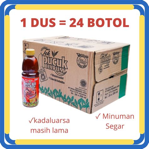 Teh Pucuk harum Minuman Segar 350ml 1 Karton 24 Botol Grosir | Lazada Indonesia