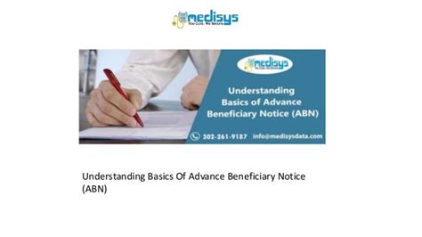 Understanding Basics Of Advance Beneficiary Notice Abnpdf