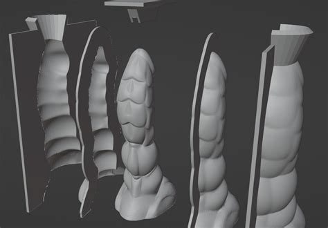 Dragon Dildo Collection Vol 2 STL File For 3D PrintingCults