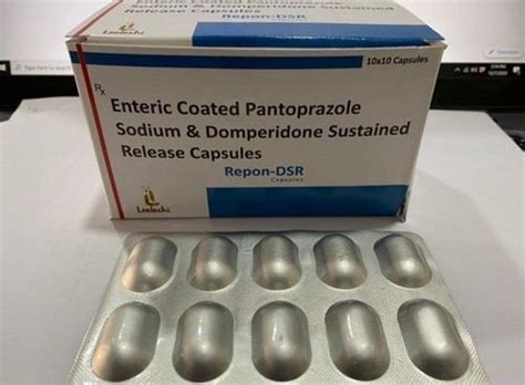 Enteric Coated Pantoprazole Sodium And Domperidone Sustained Release Capsules Medicine Raw