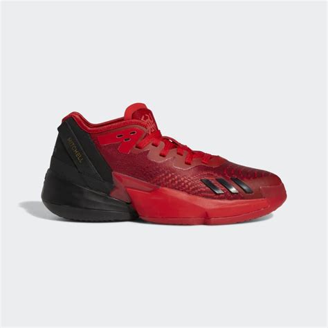 Adidas Don Issue 4 Shoes Red Unisex Basketball Adidas Us