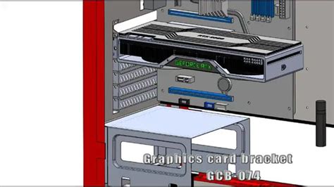 telescopic graphics card bracket gpu support bracket heavy duty video