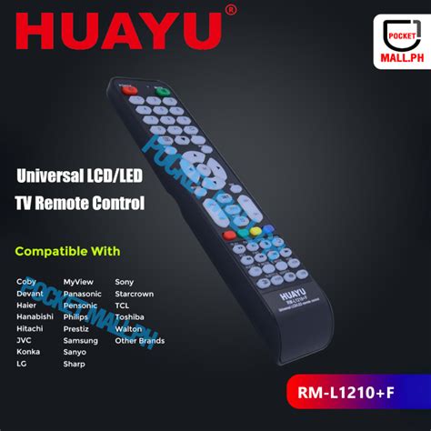 HUAYU RM L1210 F Universal LED LCD TV REMOTE CONTROL Lazada PH