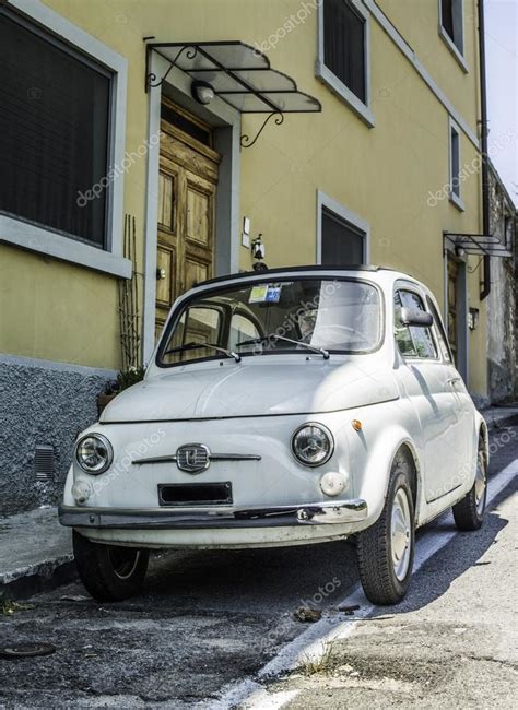 White Small Vintage Fiat Abarth Stock Editorial Photo