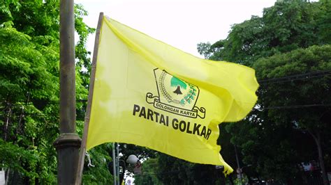 Jakarta, September 28, 2023, Golkar flag, one of the largest parties in Indonesia 30625068 Stock ...