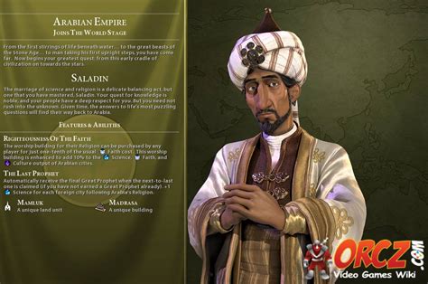 Civilization VI: Saladin - Orcz.com, The Video Games Wiki