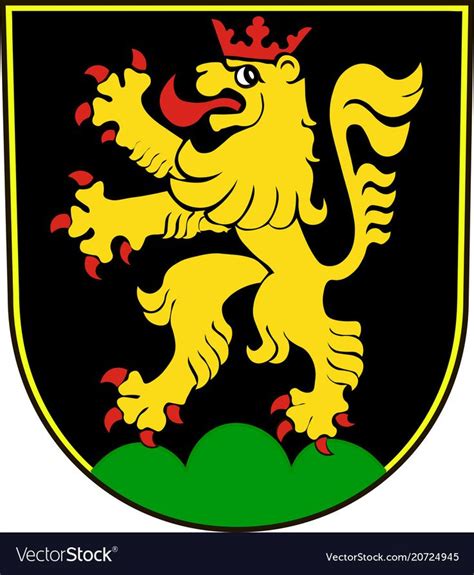 Coat Of Arms Of Heidelberg In Baden Wuerttemberg Vector Image Coat