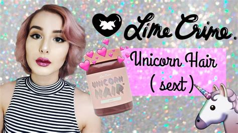 🦄 Revue De La Coloration Lime Crime Unicorn Hair Sext Youtube