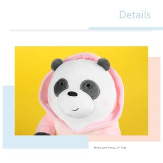 Jual MINISO Boneka We Bare Bears Boneka Bantal Cute Bear Pakai Sweater