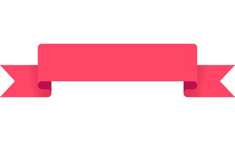 Red Banner Ribbon Png