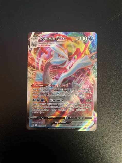 CARTE POKÉMON KYUREM Vmax 049 196 Origine Perdue EB11 FR NEUF EUR 2 51