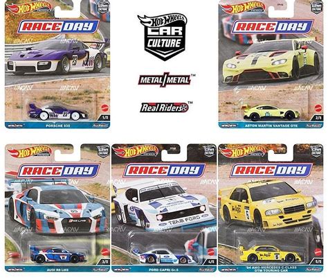 Hot Wheels 1 64 Car Culture 2023 D Race Day Set Of 5 Cars Hot Wheels