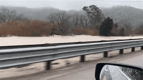 Portion Of Hwy 101 Shut Down Due To Heavy Flooding