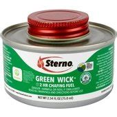 Sterno Products 10258 2 Hour Green Wick Chafing Fuel W Twist Off Cap