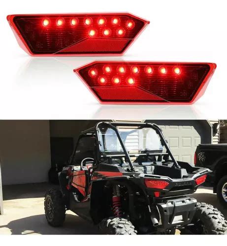 Luces Traseras Stop Izq Der Led Rojas Polaris Rzr 2014 2019 Meses Sin