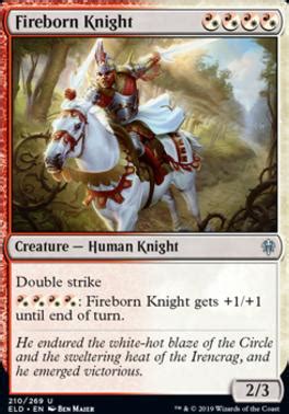 Fireborn Knight Throne Of Eldraine Modern Card Kingdom