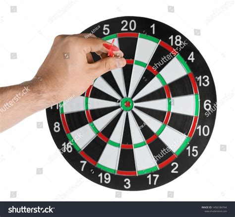 Young Man Throwing Dart Board On Stock Photo 1456184744 | Shutterstock