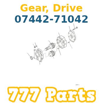 komatsu gear drive