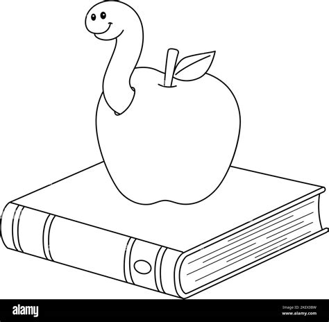 Bookworm Clip Art Black And White