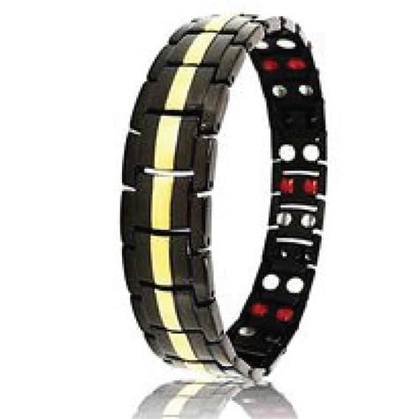 Titanium Magnetic Bracelet Double Row 4 Element Rabeya Enterprise