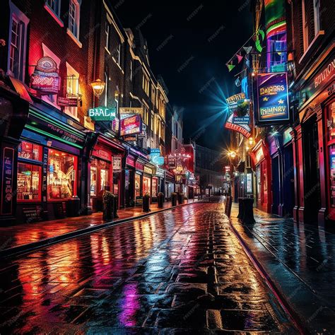 Premium Photo Nightlife Of London Where The City Lights Blur Into A