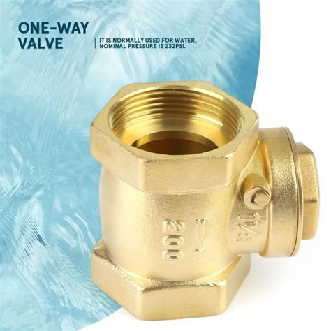 Clapet Anti Retour En Laiton DN40 Liukouu CIKONIELF Valve De Non