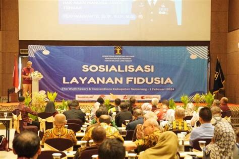 Kemenkumham Jateng Gelar Sosialisasi Layanan Fidusia