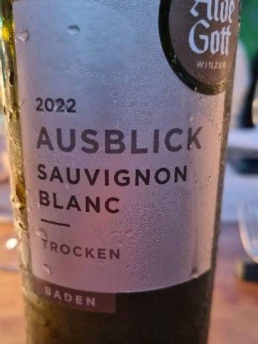 Alde Gott Ausblick Sauvignon Blanc Trocken Vivino US