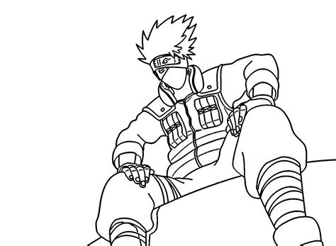 Dibujos Para Colorear De Kakashi Hatake Coloringpagesonly