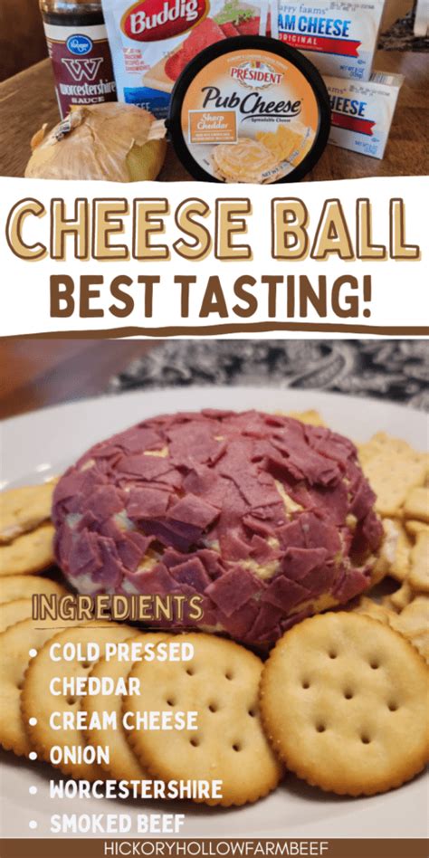 Easy Cheese Ball Recipe with No Nuts - Hickory Hollow Farm Beef