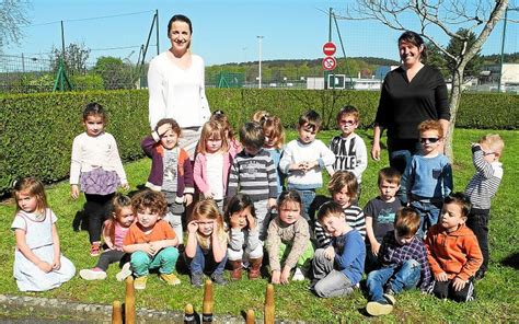 Arc en Ciel Les écoliers découvrent les jeux en bois Le Télégramme