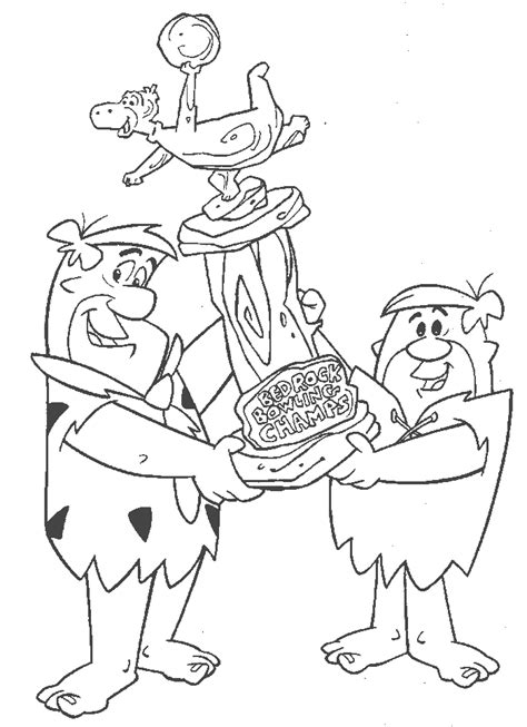 Flintstones 7 Disegni Per Bambini Da Colorare