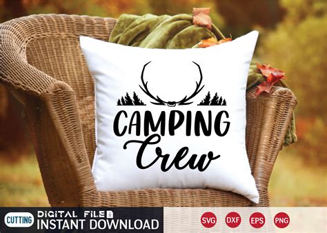 Camping Crew Svg By Funnysvgcrafts Thehungryjpeg