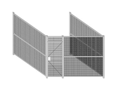 3 Sided Security Cages And Partitions By Wirecrafters