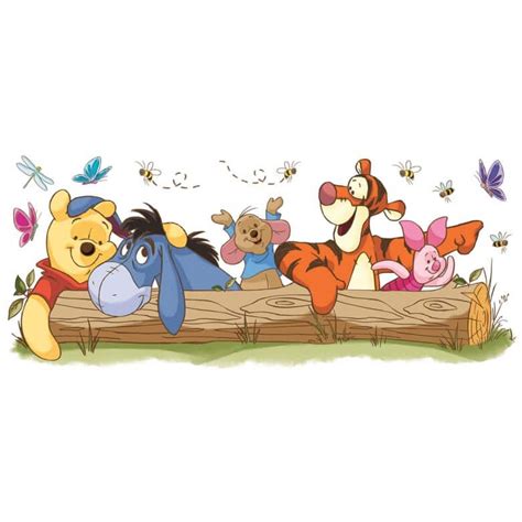 Adesivo Murale Winnie The Pooh Divertimento All Aperto Wall Art It