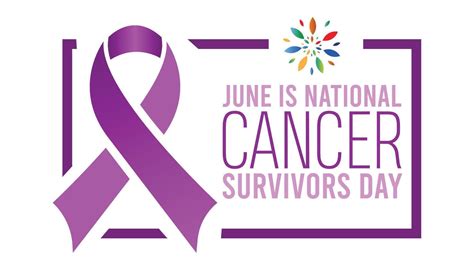 National Cancer Survivors Day Observed Every Year In June Template For