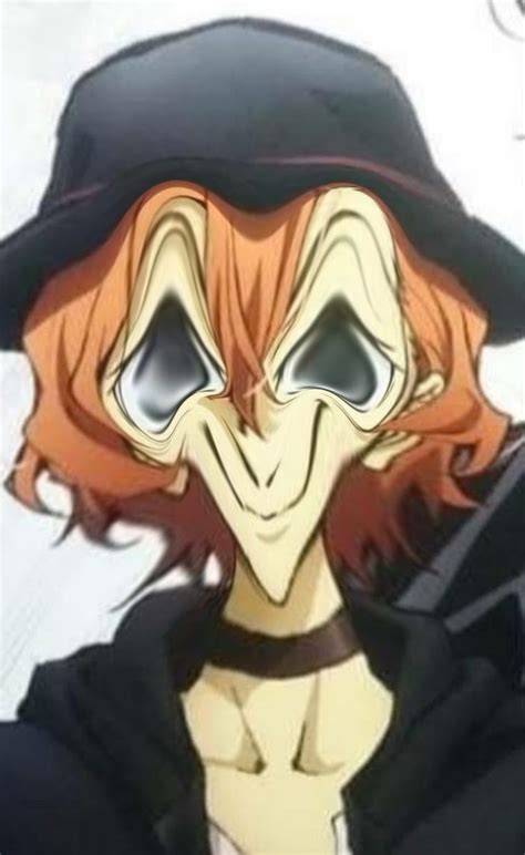 I Made Him Uglier Chuuya Turtle Face Bsd Turtle Smile Chuuya Nakahara