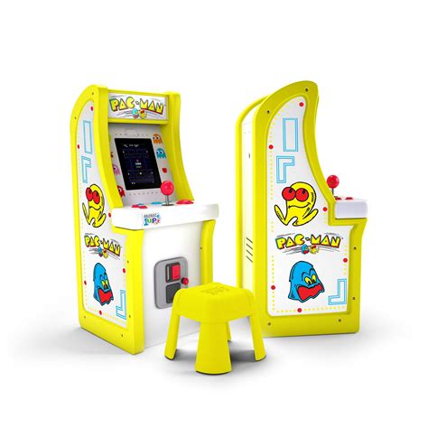 Arcade1Up Pac-Man Junior Arcade Cabinet with Stool