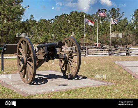 A Civil War Era Cannon Sets Just Inside The Entrance Of The New Bern