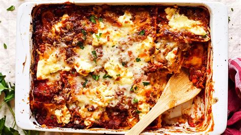 Lazy Lasagna With Ravioli Recipe Unfussy Kitchen