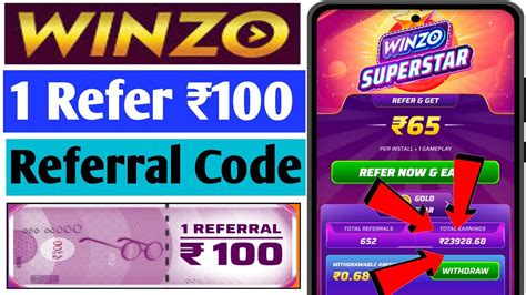 Winzo Gold Refer And Earn 100 Winzo Referral Code Kaise Nikale