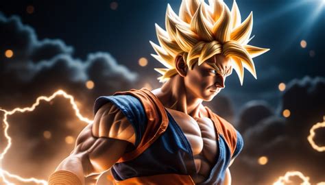 Goku S Dramatic Super Saiyan Power Stable Diffusion Online